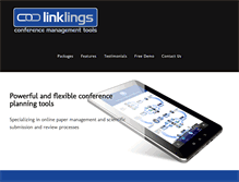 Tablet Screenshot of linklings.com